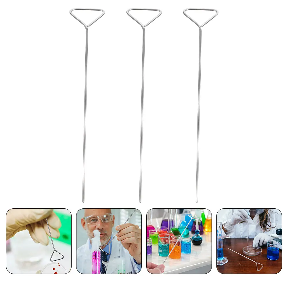 3pcs StainlessSteelCoatingRod Steel Triangle PetriDishTool Tool For Cell Triangle Spreading Bar For Laboratory
3pcs StainlessSteelCoatingRod Steel Triangle PetriDishTool Tool For Cell Triangle Spreading Bar For Laboratory