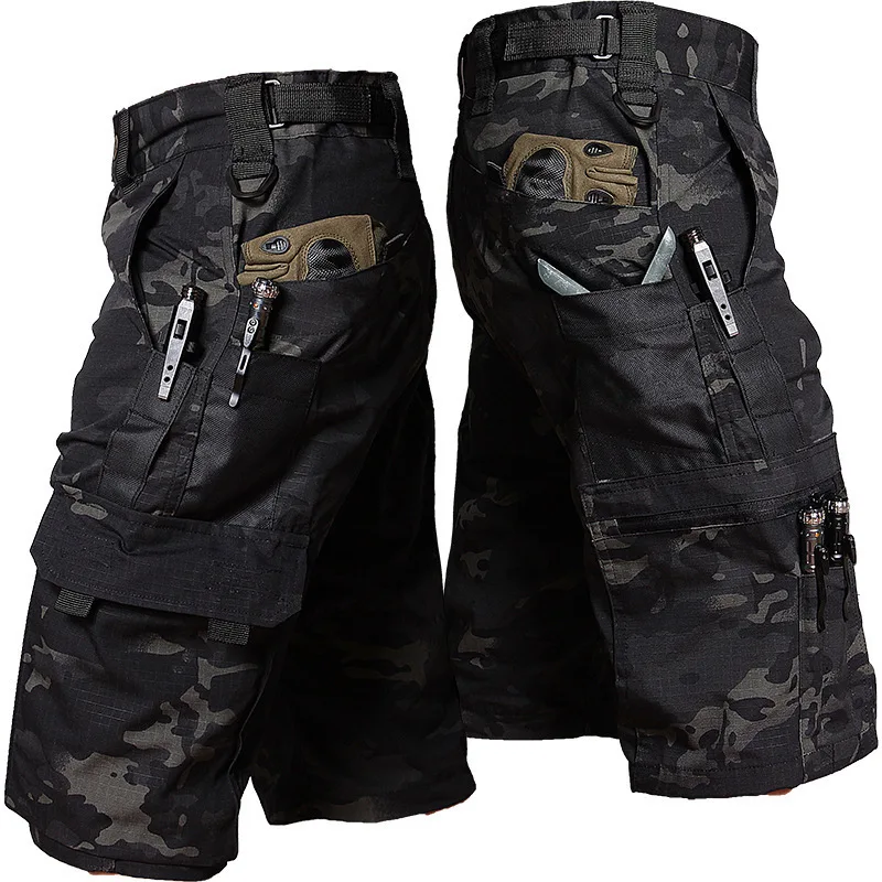 Camo Tactical Shorts Mens Summer Work Quick Dry Cargo Shorts Multi Pocket Trousers Outdoor Hiking Fishing Hunting Short Pants
Camo Tactical Shorts Mens Summer Work Quick Dry Cargo Shorts Multi Pocket Trousers Outdoor Hiking Fishing Hunting Short Pants
