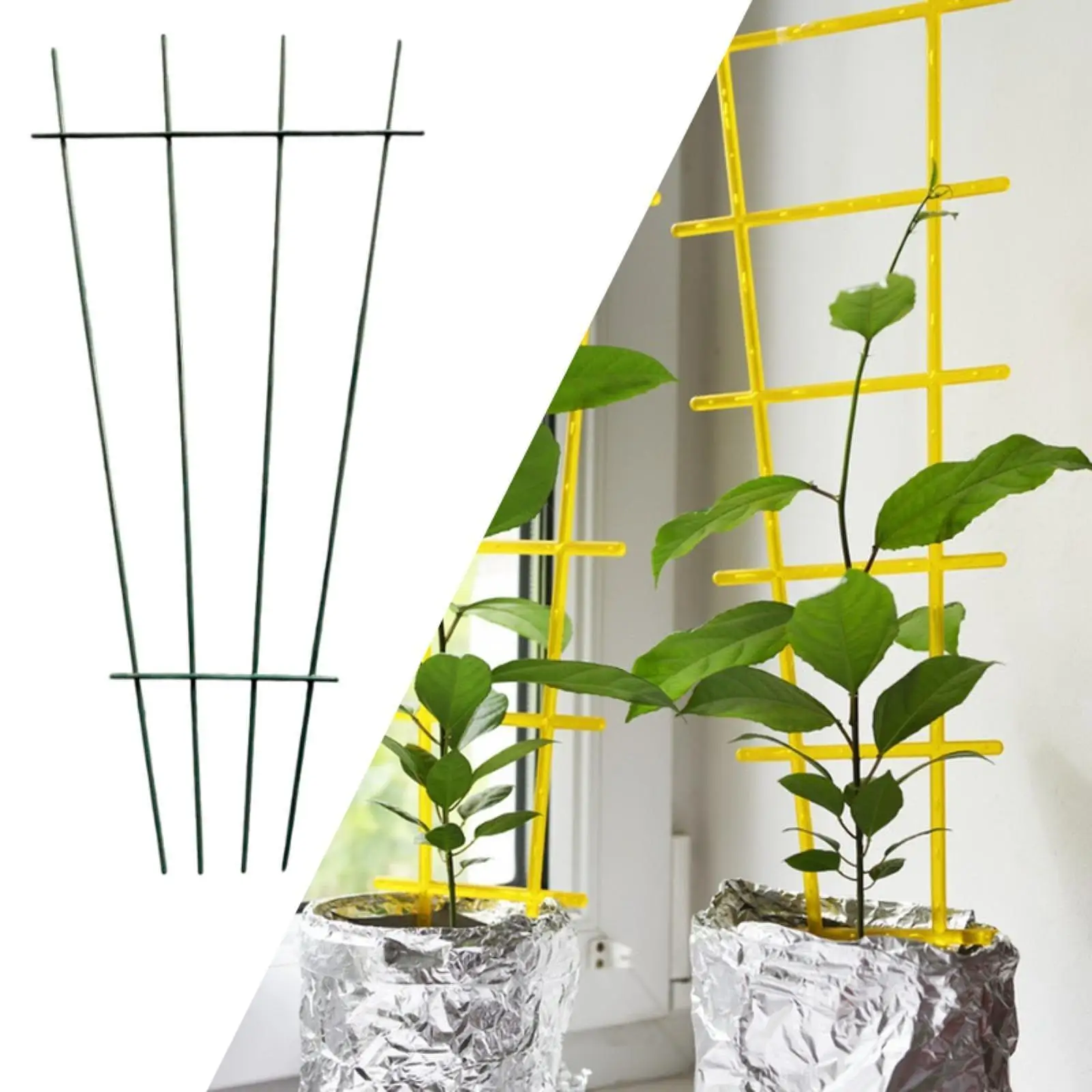 Plant Trellis for Climbing Plants Fan Shaped Indoor and Outdoor Easy to Install Flower Support for Cucumbers Vegetables Vines
Plant Trellis for Climbing Plants Fan Shaped Indoor and Outdoor Easy to Install Flower Support for Cucumbers Vegetables Vines