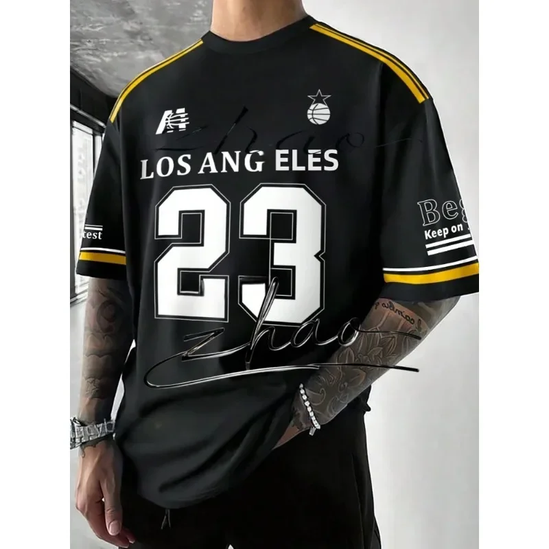 Los Angeles Short Sleeved Sports Women's T-shirt Unisex Casual Daily Wear Summer Men's Racing T-shirt Motorcycle
Los Angeles Short Sleeved Sports Women's T-shirt Unisex Casual Daily Wear Summer Men's Racing T-shirt Motorcycle