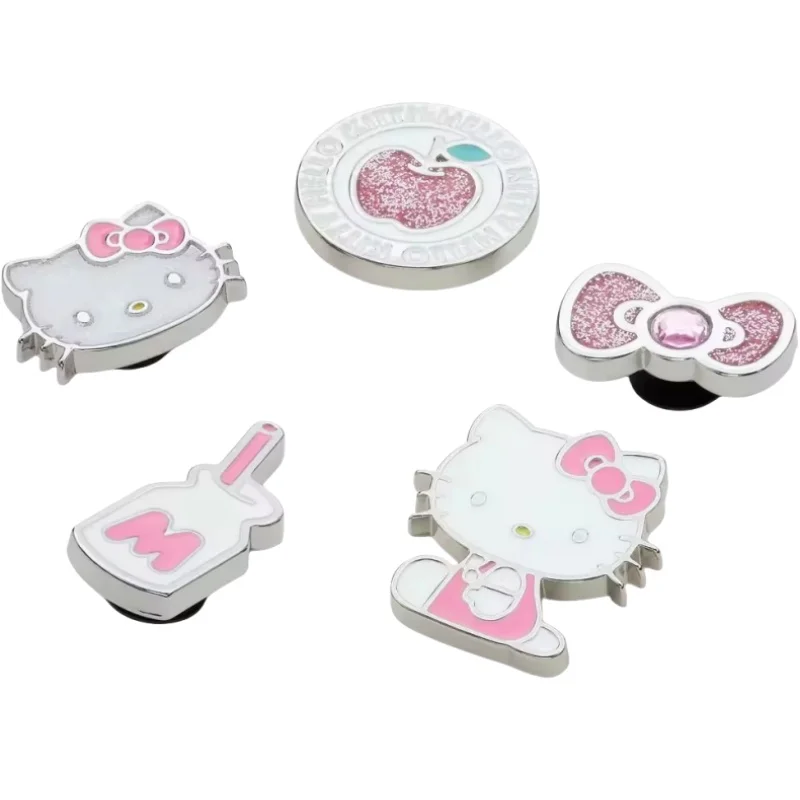 5pcs/set Jibbitz Cute Hello Kitty Shoe Charms Set For Clogs Metal Detachable with Shoe Decoration for Clogs & Sandals Party Gift
5pcs/set Jibbitz Cute Hello Kitty Shoe Charms Set For Clogs Metal Detachable with Shoe Decoration for Clogs & Sandals Party Gift