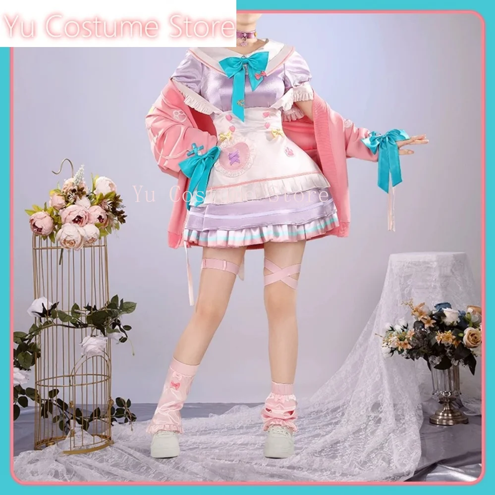 Yu Costume Vtuber Ratna Petit Game Suit Elegant Lovely Dress Uniform Cosplay Costume Halloween Carnival Party Role Play Outfit
Yu Costume Vtuber Ratna Petit Game Suit Elegant Lovely Dress Uniform Cosplay Costume Halloween Carnival Party Role Play Outfit