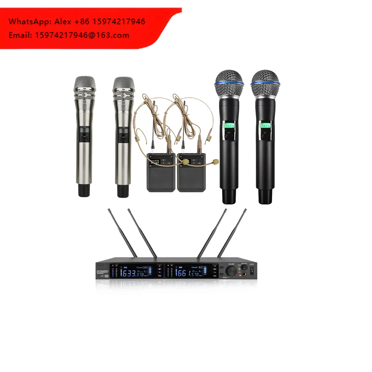Advanced Original ULXD Receiver 200 Channel KSM8 Handheld Wireless DJ Karaoke Sing Microphone System BodyPack Music Instrument
Advanced Original ULXD Receiver 200 Channel KSM8 Handheld Wireless DJ Karaoke Sing Microphone System BodyPack Music Instrument