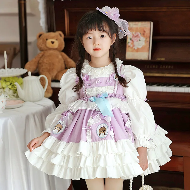 Child Spanish Vintage Vestido Lolita Baby Girl Wedding Kids Birthday Party Dress Cake Dress Fairy Suspender Dress Shirt Outfit
Child Spanish Vintage Vestido Lolita Baby Girl Wedding Kids Birthday Party Dress Cake Dress Fairy Suspender Dress Shirt Outfit