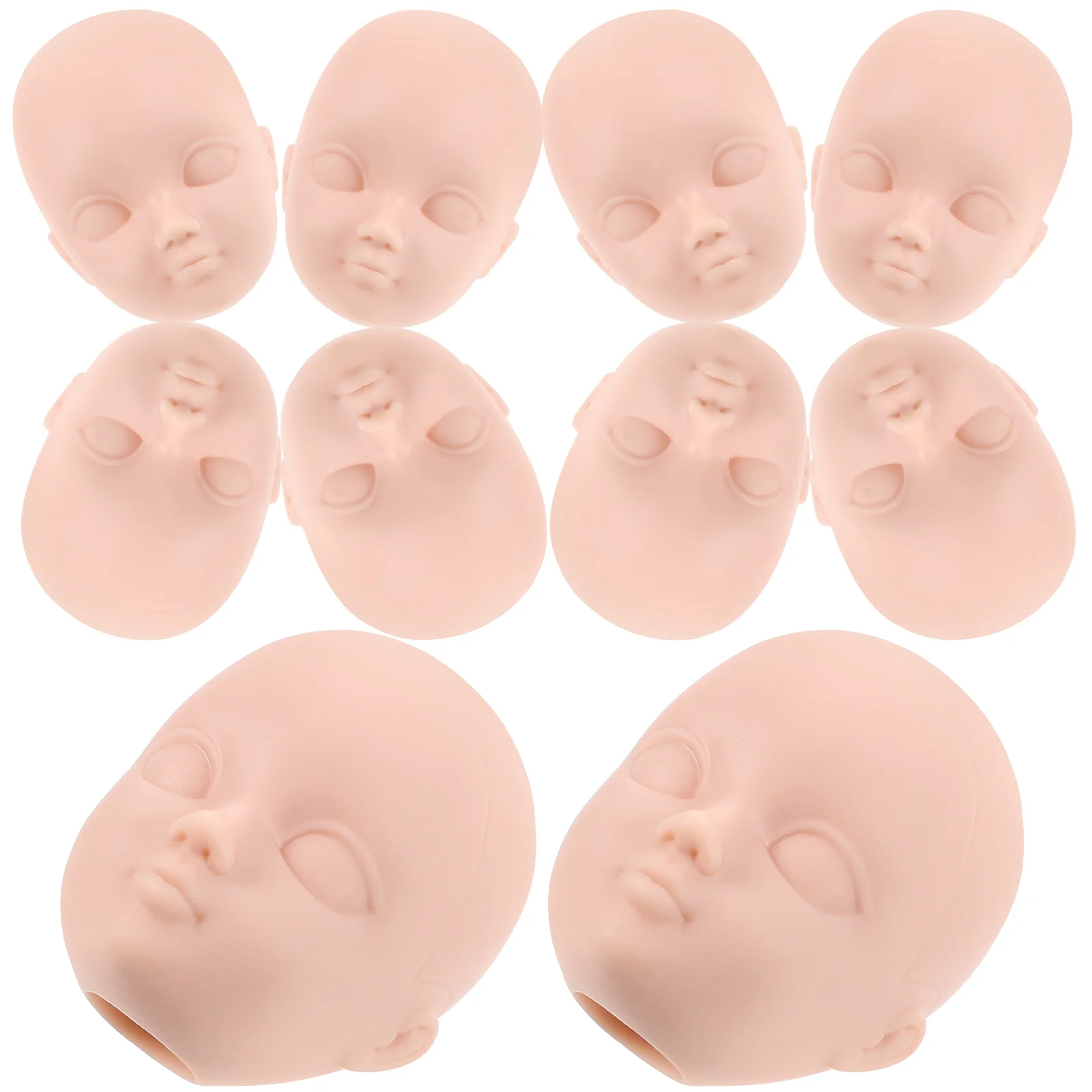10 Pcs Baby Dolls Dress up Head Stuffed Making Supplies Decorate Mini Heads for Crafts Parts Replacing
10 Pcs Baby Dolls Dress up Head Stuffed Making Supplies Decorate Mini Heads for Crafts Parts Replacing