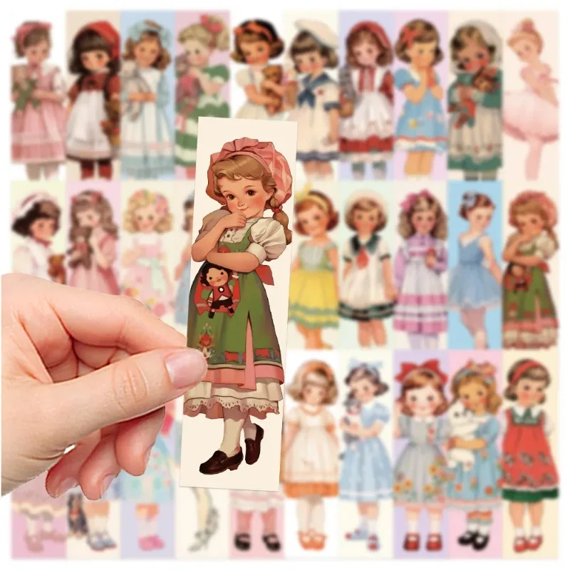 30Pcs Retro Cute Little Girl Full-body Portrait Bookmark Kid Stationery Book Accessories School Supplies Teacher Gifts Book Mark
30Pcs Retro Cute Little Girl Full-body Portrait Bookmark Kid Stationery Book Accessories School Supplies Teacher Gifts Book Mark