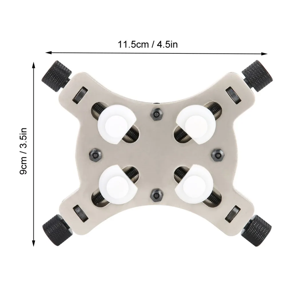 Practical Metal Material Watch Holder Universal Four-corner Watch Clamp Stable Large Size Watch Repair Tool Watch Repair
Practical Metal Material Watch Holder Universal Four-corner Watch Clamp Stable Large Size Watch Repair Tool Watch Repair