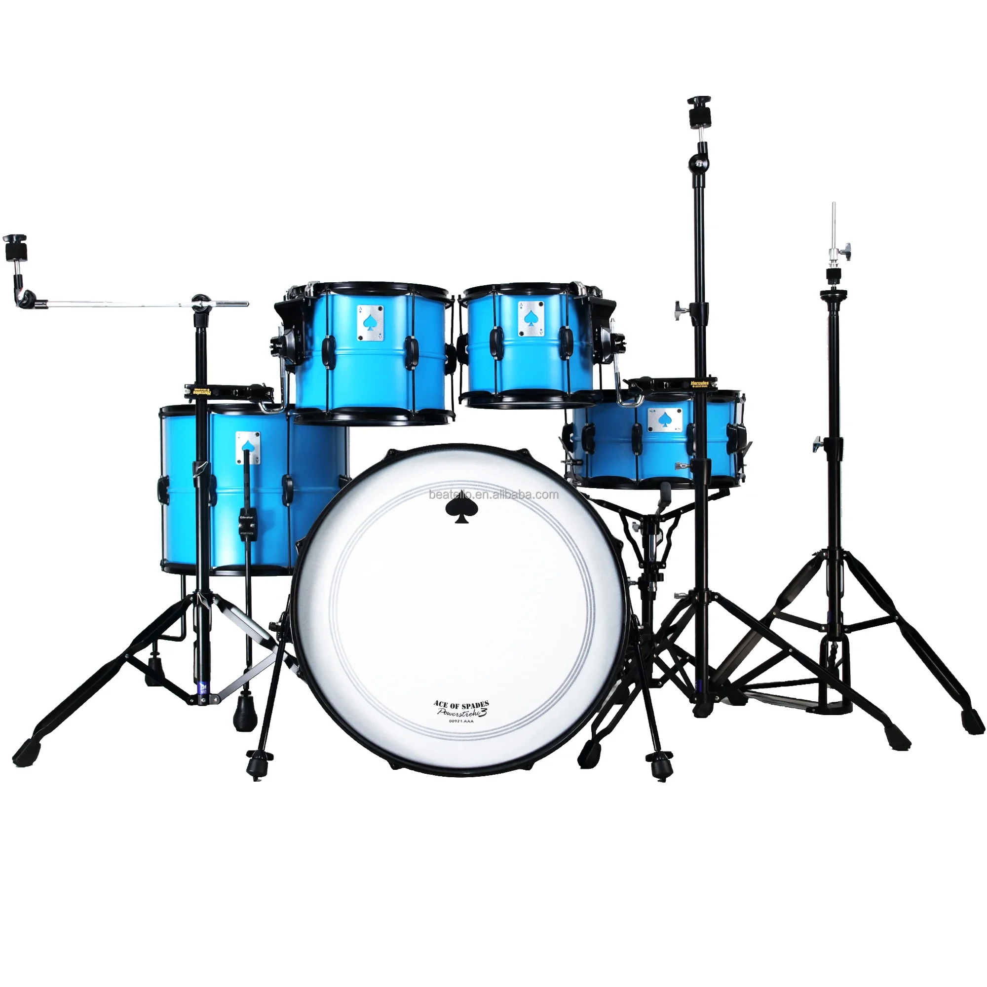 ACE Of SPADES Drum Set All Carbon Steel Percussion Professional Musical Instrument Drum Full Set Accessories Kit