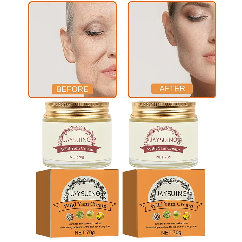 50g Wild Yam Lifting Firming Cream Lightens Fine Lines Face Cream Moisturizer Whitening Brighten Skin Products
50g Wild Yam Lifting Firming Cream Lightens Fine Lines Face Cream Moisturizer Whitening Brighten Skin Products