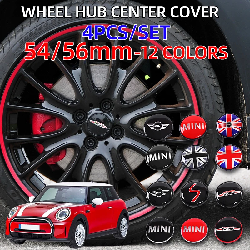 4PCS 54mm 56mm Car Wheel Center Hub Caps Cover Emblem Badge For BMW Mini Cooper One S JCW R55 R56 R57 R58 R60 F55 F56 Clubman
4PCS 54mm 56mm Car Wheel Center Hub Caps Cover Emblem Badge For BMW Mini Cooper One S JCW R55 R56 R57 R58 R60 F55 F56 Clubman