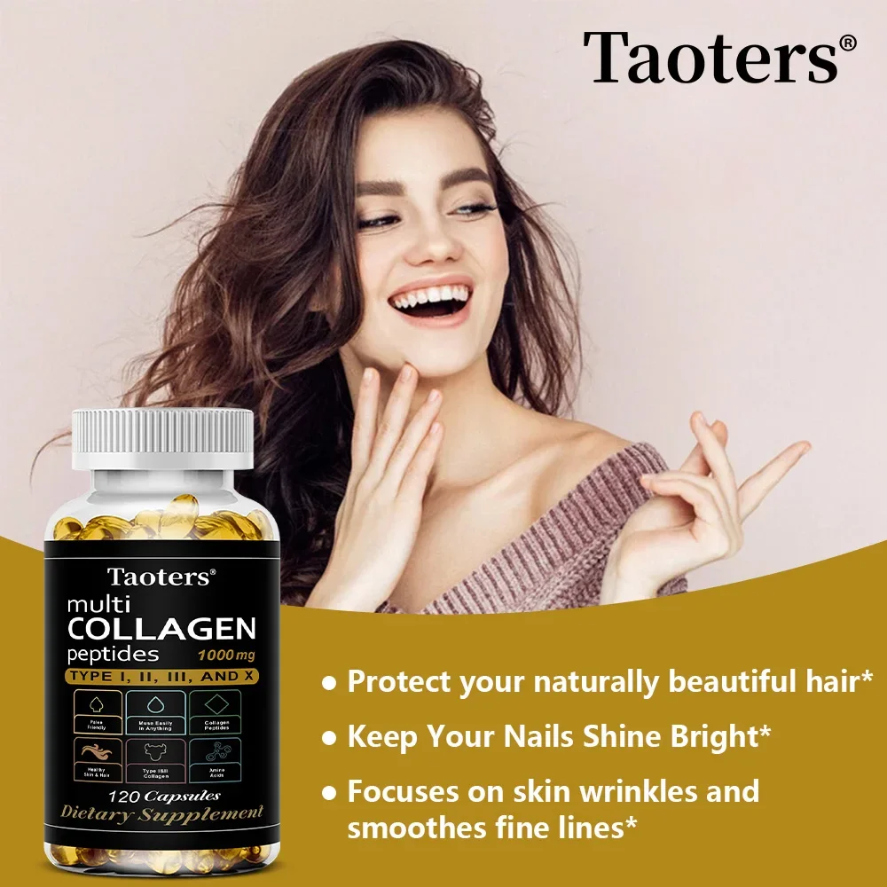Multi Collagen Capsules - for Skin, Hair, Nails & Bone Health, Supports Joint, Digestive and Immune System Health
Multi Collagen Capsules - for Skin, Hair, Nails & Bone Health, Supports Joint, Digestive and Immune System Health