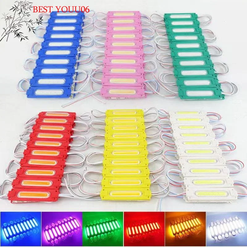 (YOUU06)10PCS/lot 12V/24V Multicolour Led Modules COB Light Backlight Shop Banner Waterproof IP65 Decorations Warm White
(YOUU06)10PCS/lot 12V/24V Multicolour Led Modules COB Light Backlight Shop Banner Waterproof IP65 Decorations Warm White