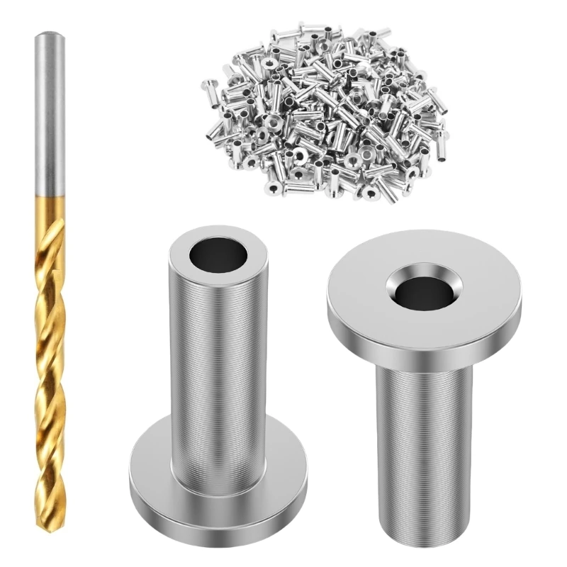 100 set Steel Cable Railing Protector Sleeves Cable Railing Hardware Sleeves Simple Installation Suitable for Wood Posts
100 set Steel Cable Railing Protector Sleeves Cable Railing Hardware Sleeves Simple Installation Suitable for Wood Posts