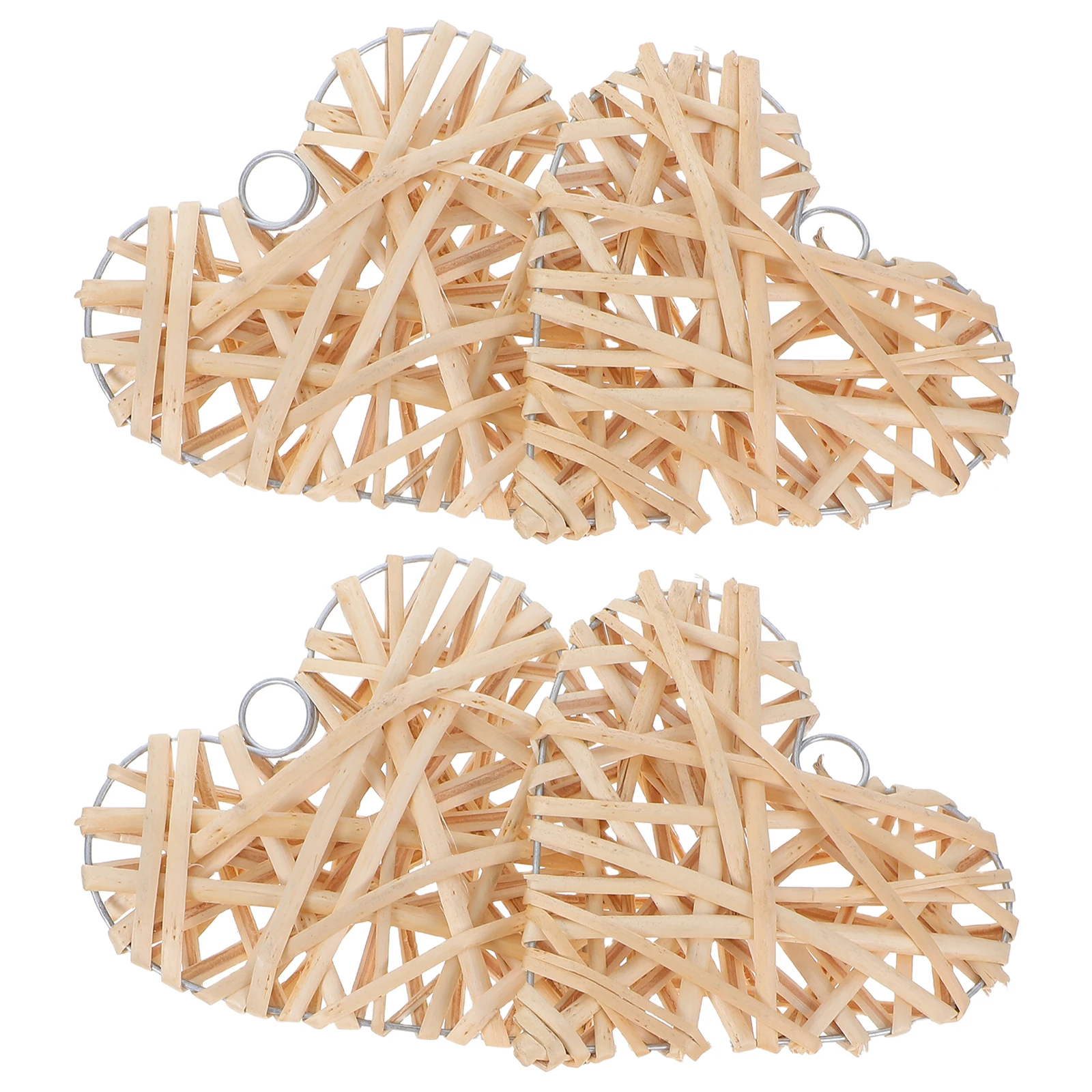 4pcs Heart Shaped Wicker Decorations Natural Willow Hanging Ornaments for Valentine Wedding Party Room Wall Window Photoshoot
4pcs Heart Shaped Wicker Decorations Natural Willow Hanging Ornaments for Valentine Wedding Party Room Wall Window Photoshoot
