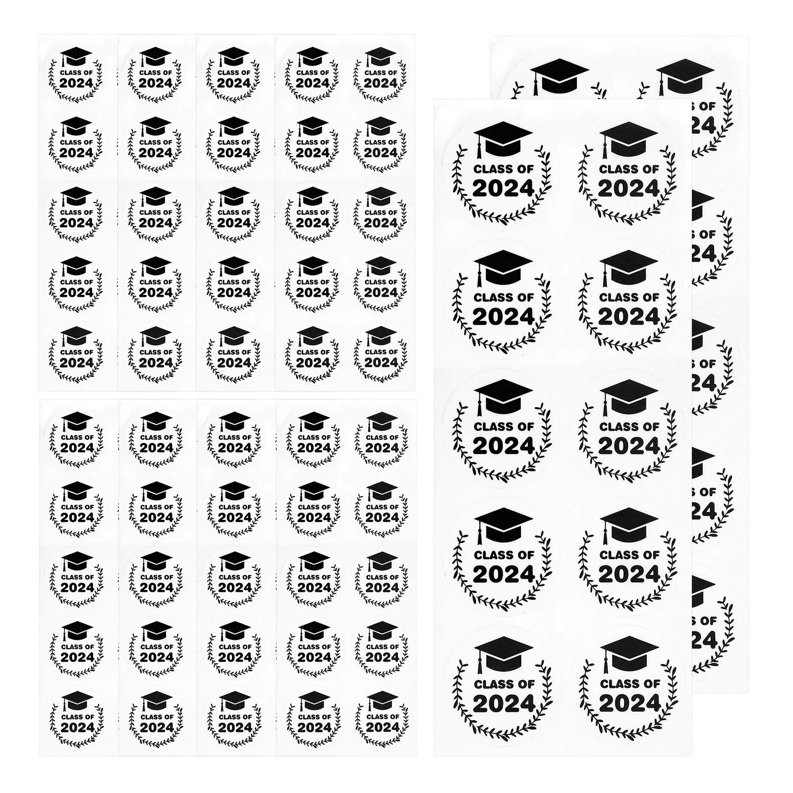 10 Sheets Graduation Sealing Stickers Exquisite Printing Anti-Wear Self-Adhesive Round Decals for Gift Wrap Envelope Door Window
10 Sheets Graduation Sealing Stickers Exquisite Printing Anti-Wear Self-Adhesive Round Decals for Gift Wrap Envelope Door Window