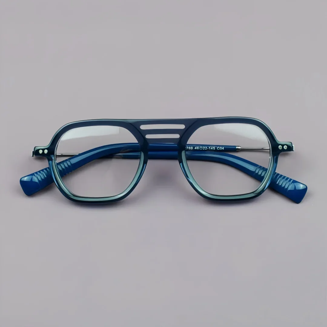 Trendy Double Beam Eyeglass Frame Acetate Retro Personalized Small Square Design for Men & Women
Trendy Double Beam Eyeglass Frame Acetate Retro Personalized Small Square Design for Men & Women