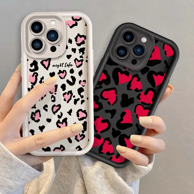 Fashion Leopard Red Pink For Apple iPhone 16 15 14 13 12 11 Pro Max Plus Eye Ladder Soft TPU Silicone Cover Phone Case
Fashion Leopard Red Pink For Apple iPhone 16 15 14 13 12 11 Pro Max Plus Eye Ladder Soft TPU Silicone Cover Phone Case