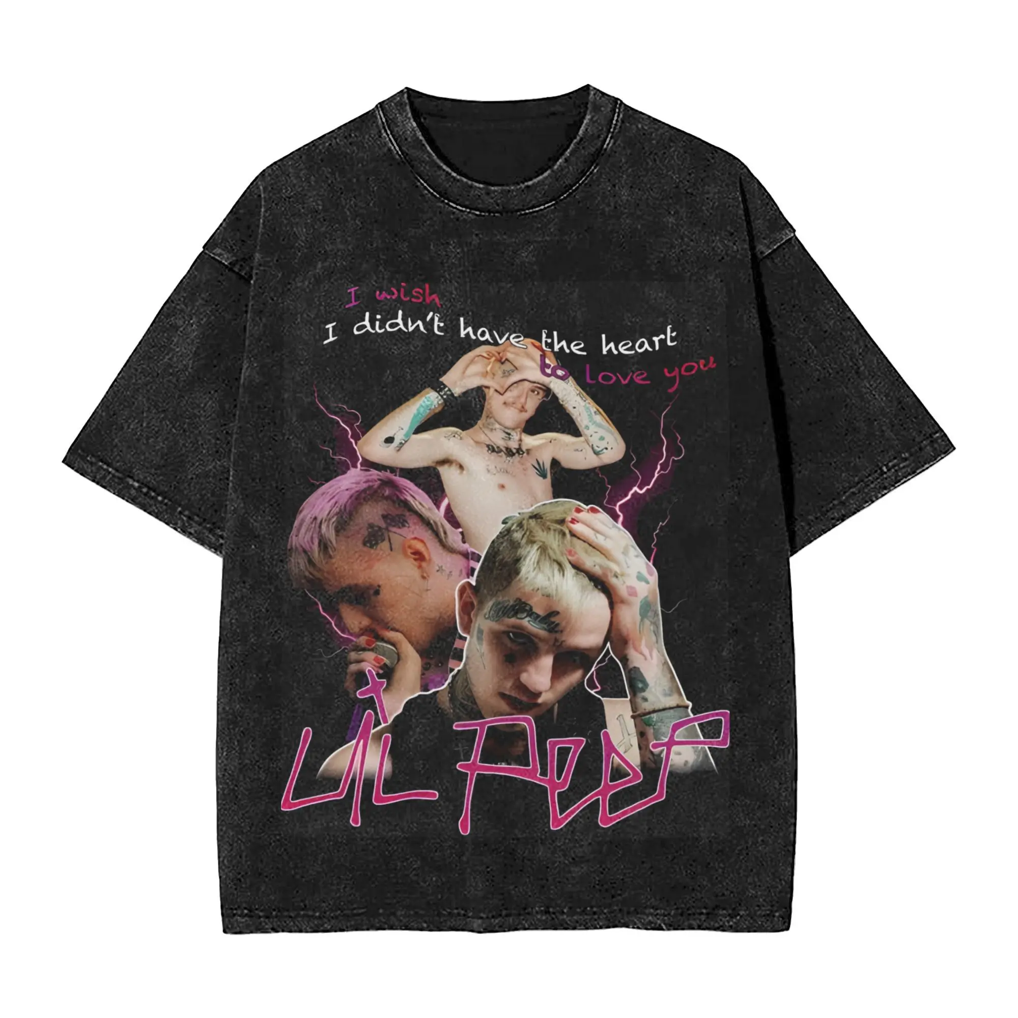 Винтажная футболка для женщин и мужчин Lil Peep I Wish, рэпер, певец, хлопковые потертые футболки, наряды
Винтажная футболка для женщин и мужчин Lil Peep I Wish, рэпер, певец, хлопковые потертые футболки, наряды