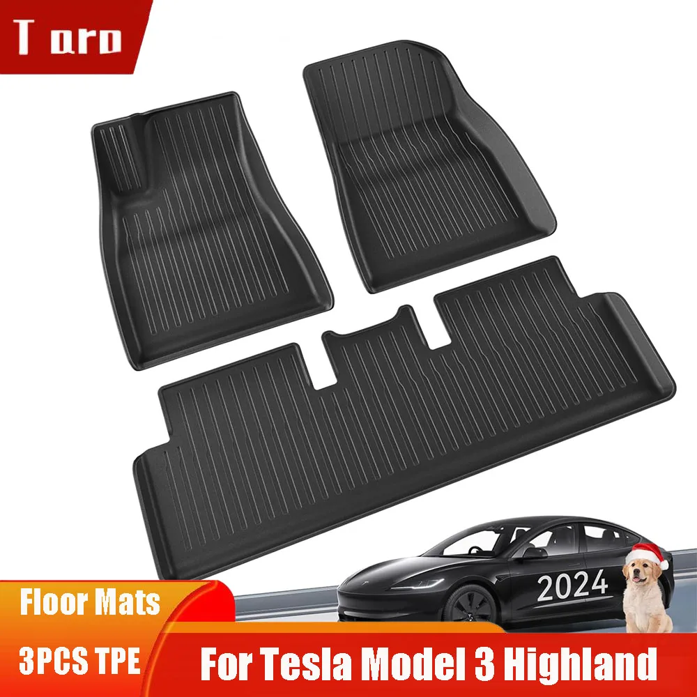 Коврики напольные для Tesla Model 3 Highland 2024, Нескользящие, водонепроницаемые
Коврики напольные для Tesla Model 3 Highland 2024, Нескользящие, водонепроницаемые
