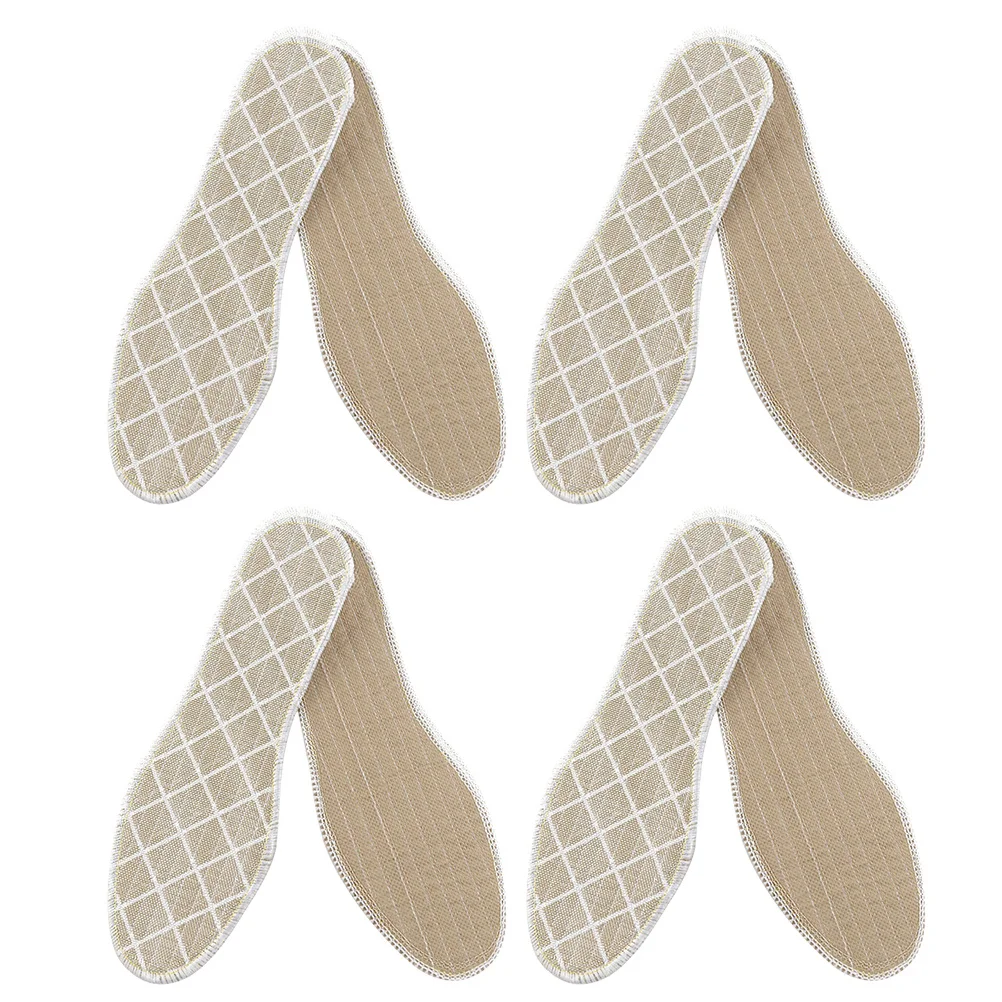 4Pairs Linen Bamboo Charcoal Insoles Deodorizing Breathable Sweat Absorbing Shock Absorption Arch Support Sports Shoe Inserts
4Pairs Linen Bamboo Charcoal Insoles Deodorizing Breathable Sweat Absorbing Shock Absorption Arch Support Sports Shoe Inserts