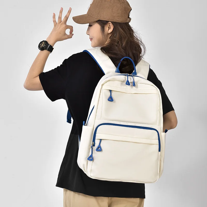 Fashion Chinese college student schoolbag Large capacity simple travel backpack Casual computer bag Men's and women's models
Fashion Chinese college student schoolbag Large capacity simple travel backpack Casual computer bag Men's and women's models