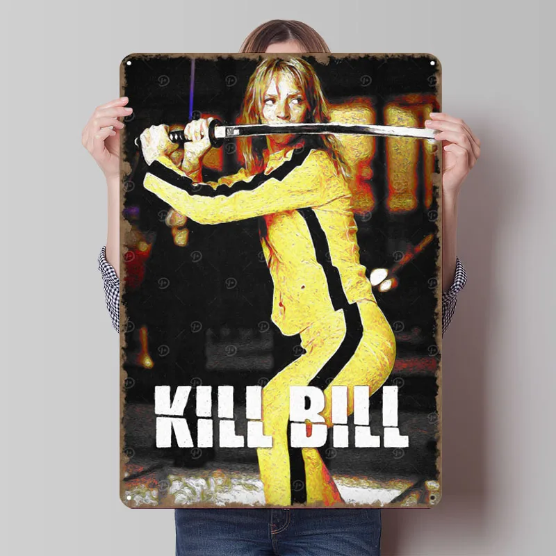 Kill Bill Metal Poster Vintage Decoration Room Customizable Metal Tin Signs for Wall Art Decoration Corner Coffee Man Cave Retro
Kill Bill Metal Poster Vintage Decoration Room Customizable Metal Tin Signs for Wall Art Decoration Corner Coffee Man Cave Retro