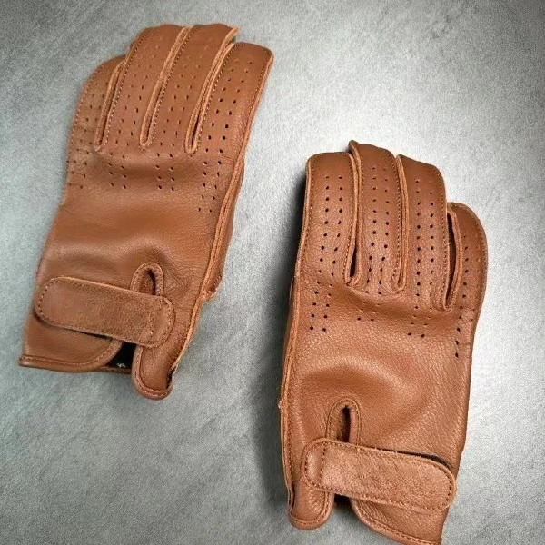 Leather Gloves Men's First Layer Cowhide Motorcycle Cycling Breathable Gloves Outdoor Cycling
Leather Gloves Men's First Layer Cowhide Motorcycle Cycling Breathable Gloves Outdoor Cycling