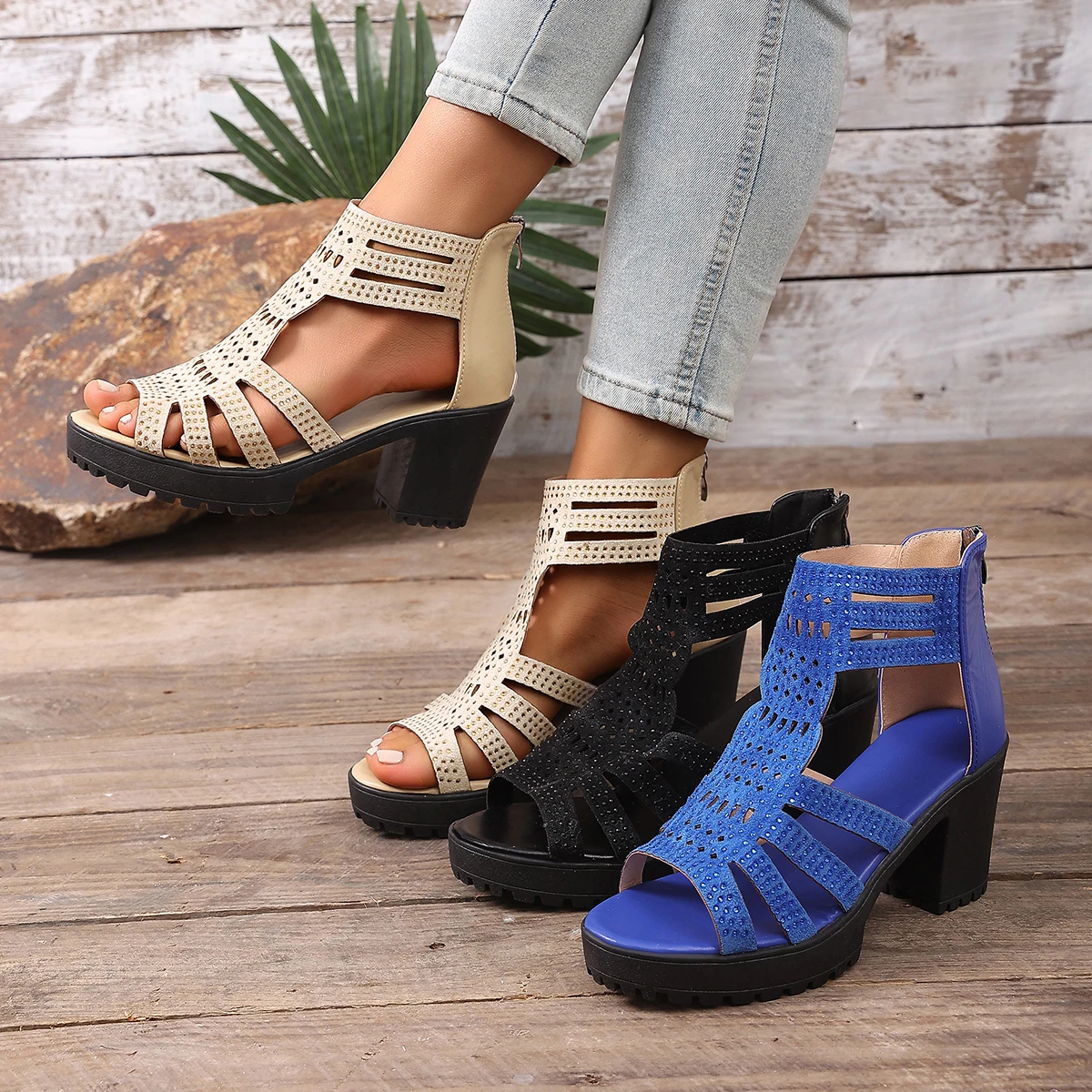2026 New Summer Women Fish Mouth Shoes Wedges Hollow Out Sandals Women Casual Low Heel Sandals Fashion Open Toe Mujer Footwear
2026 New Summer Women Fish Mouth Shoes Wedges Hollow Out Sandals Women Casual Low Heel Sandals Fashion Open Toe Mujer Footwear