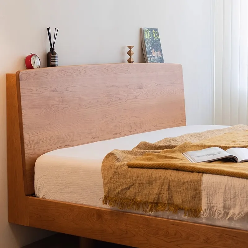 double bed, solid wood bed, master bedroom, large bedside, cherry wood log medium antique 1.8 meters
double bed, solid wood bed, master bedroom, large bedside, cherry wood log medium antique 1.8 meters