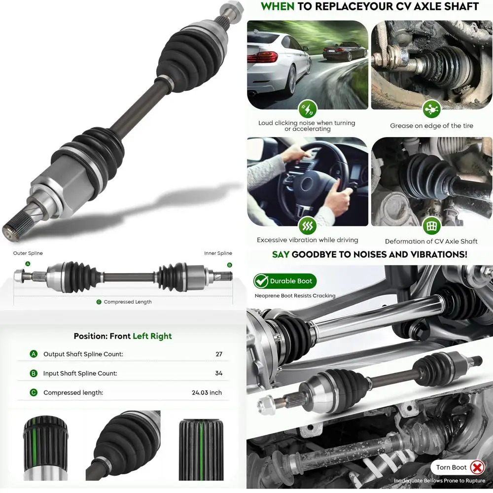 Передний левый вал оси ШРУС со стороны водителя подходит для Ford Focus 2.0L 2012 2013 2014 2015 2016 2017 2018 (только автоматический двойной C)
Передний левый вал оси ШРУС со стороны водителя подходит для Ford Focus 2.0L 2012 2013 2014 2015 2016 2017 2018 (только автоматический двойной C)