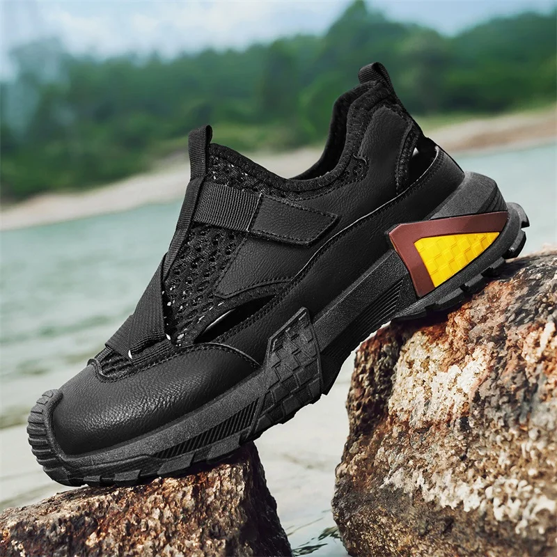 Mens Sports Sandals Outdoor Anti Slip Wear-resistant Mesh Quick Breathable Comfortable 2025 New Summer Hiking Sandals for Men
Mens Sports Sandals Outdoor Anti Slip Wear-resistant Mesh Quick Breathable Comfortable 2025 New Summer Hiking Sandals for Men