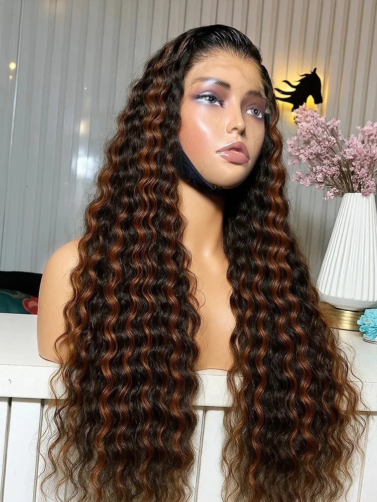 1B/30 Depp Wave Highlight Ombre Парики 36 дюймов 13x6 HD Парик фронтальной части шнурка Бразильские человеческие волосы Ombre Цветной 5x5 Бесклеевой вьющийся парик
1B/30 Depp Wave Highlight Ombre Парики 36 дюймов 13x6 HD Парик фронтальной части шнурка Бразильские человеческие волосы Ombre Цветной 5x5 Бесклеевой вьющийся парик