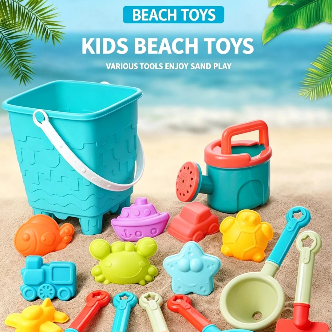 Children's beach toy set, sand games, digging tools, beach buckets, perfect summer children's gifts in various colors and styles
Children's beach toy set, sand games, digging tools, beach buckets, perfect summer children's gifts in various colors and styles