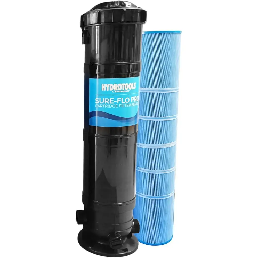 Above-Ground Pool Cartridge Filter Tank with Replacement Element - 150 Sq. Ft. High-Performance Filtration, Easy-Install Pro Sys
Above-Ground Pool Cartridge Filter Tank with Replacement Element - 150 Sq. Ft. High-Performance Filtration, Easy-Install Pro Sys