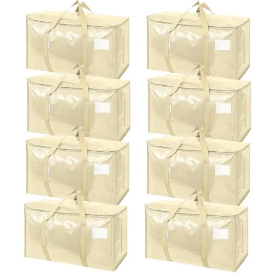 Extra Large Moving Bags Heavy Duty with Zippers and Carrying Handles, Durable Storage Bags Moving Boxes for Closet Organizers a
Extra Large Moving Bags Heavy Duty with Zippers and Carrying Handles, Durable Storage Bags Moving Boxes for Closet Organizers a