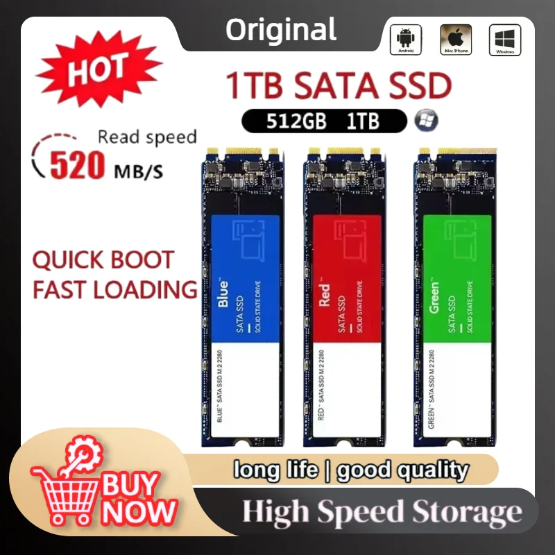 【Brand+】New 2026 M.2 SSD Solid State Drive High Speed Read Write Internal Hard Disk Ideal for Laptop Desktop Storage Upgrade
【Brand+】New 2026 M.2 SSD Solid State Drive High Speed Read Write Internal Hard Disk Ideal for Laptop Desktop Storage Upgrade
