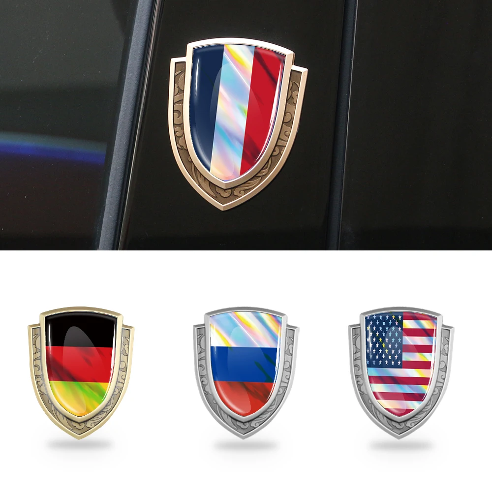 3D Metal Car Oil tank Motorcycle decorative Sticker For France Germany America Russia Flag Emblem Customized LOGO Decals sticker
3D Metal Car Oil tank Motorcycle decorative Sticker For France Germany America Russia Flag Emblem Customized LOGO Decals sticker
