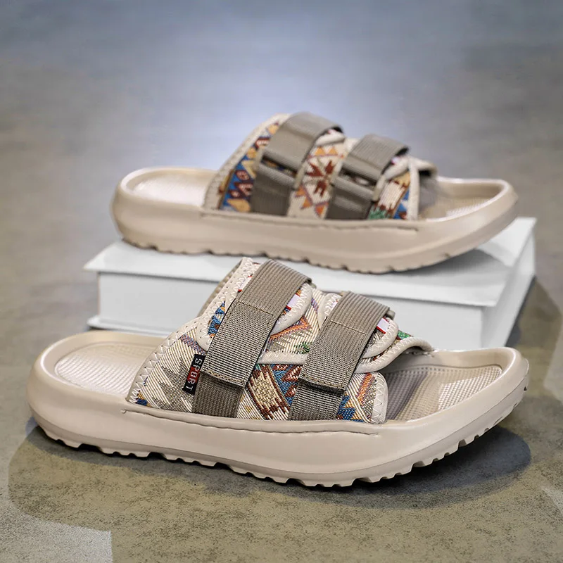 Men's Summer Fashion Brand Outdoor Wear-Resistant Anti-Slip Soft Bottom Sandals Casual Sports Beach Shoes Comfortable Slip-On
Men's Summer Fashion Brand Outdoor Wear-Resistant Anti-Slip Soft Bottom Sandals Casual Sports Beach Shoes Comfortable Slip-On