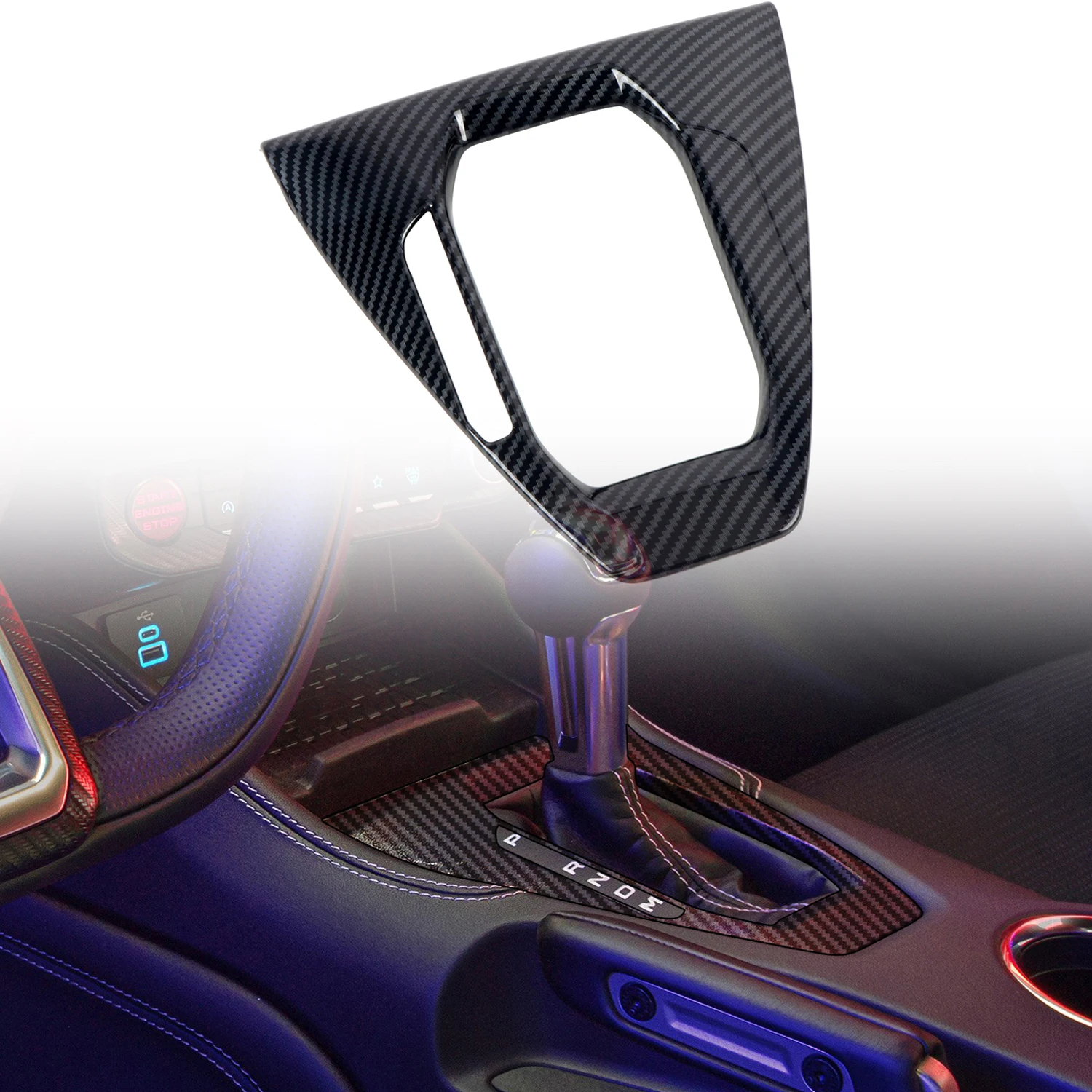 Car Accessories Fit for Ford Mustang 2024 2025 ABS Carbon Fiber Printed Interior Gear Shift Panel Trim Cover 1pcs
Car Accessories Fit for Ford Mustang 2024 2025 ABS Carbon Fiber Printed Interior Gear Shift Panel Trim Cover 1pcs