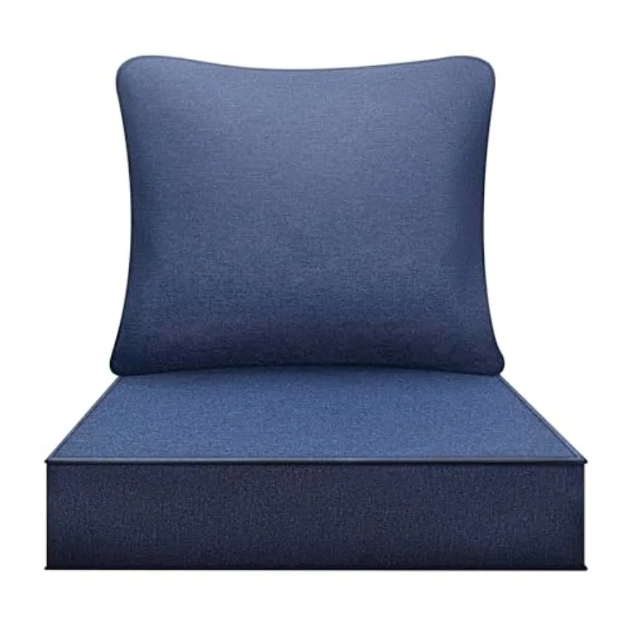 Patio Chair Cushions - Outdoor Deep Seat Cushion 24"x 24" 30D High Density Foam Waterproof Outdoor Seat Cushion with Non-Slip B
Patio Chair Cushions - Outdoor Deep Seat Cushion 24"x 24" 30D High Density Foam Waterproof Outdoor Seat Cushion with Non-Slip B