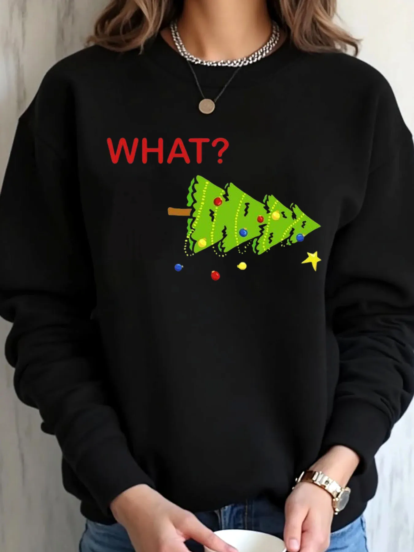 Женская толстовка большого размера с принтом «Рождественская елка», «Какое вопрос», уличная одежда
Женская толстовка большого размера с принтом «Рождественская елка», «Какое вопрос», уличная одежда