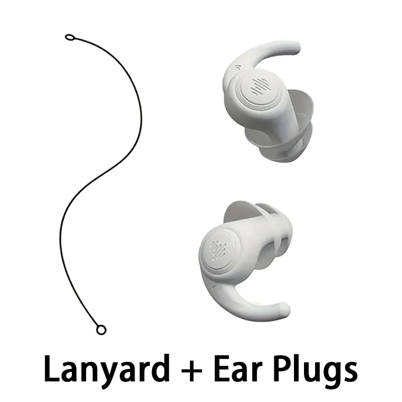Reusable Noise Cancelling Ear Plugs with Silicone Lanyard Flexible Silicone Hearing Protection for Sleep And Focus
Reusable Noise Cancelling Ear Plugs with Silicone Lanyard Flexible Silicone Hearing Protection for Sleep And Focus