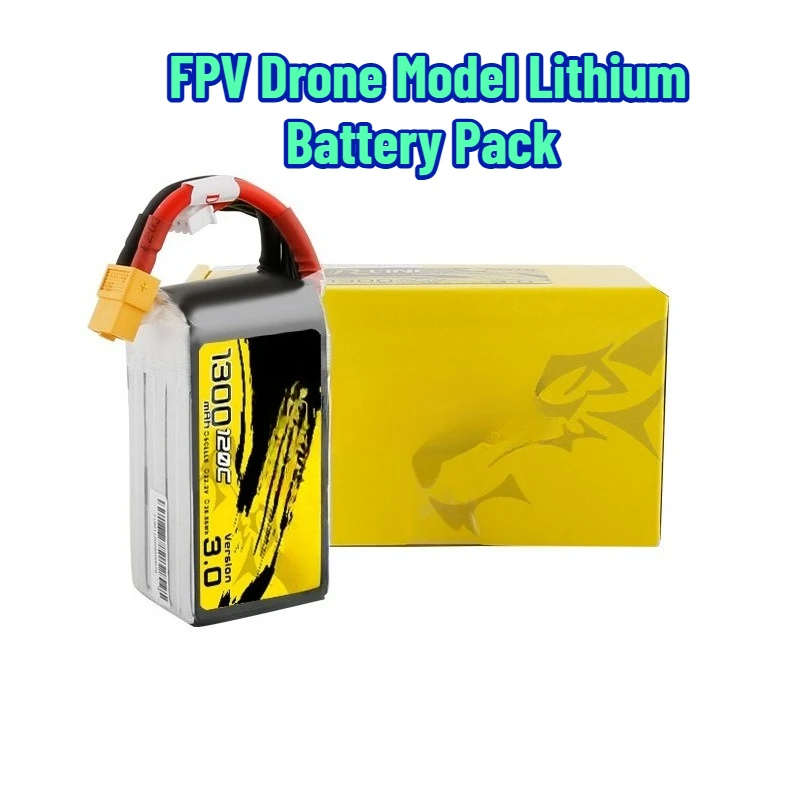 6S 1300mah 120C FPV Drone Model Lithium Battery Pack
6S 1300mah 120C FPV Drone Model Lithium Battery Pack