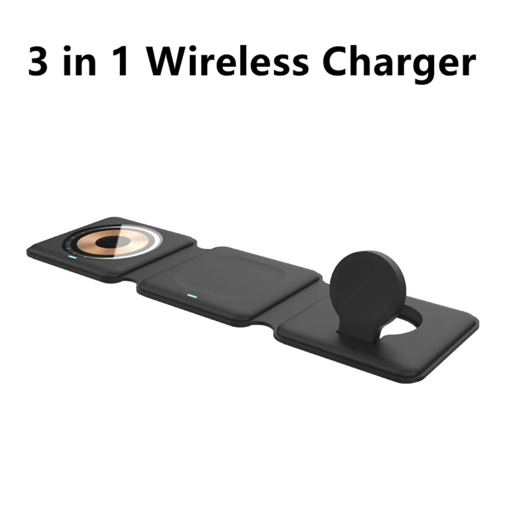 3 in 1 Magnetic fold Wireless Charger Stand Fast Wireless Charging Station for Samsung Xiaomi Mi Huawei for iPhone Apple Watch
3 in 1 Magnetic fold Wireless Charger Stand Fast Wireless Charging Station for Samsung Xiaomi Mi Huawei for iPhone Apple Watch