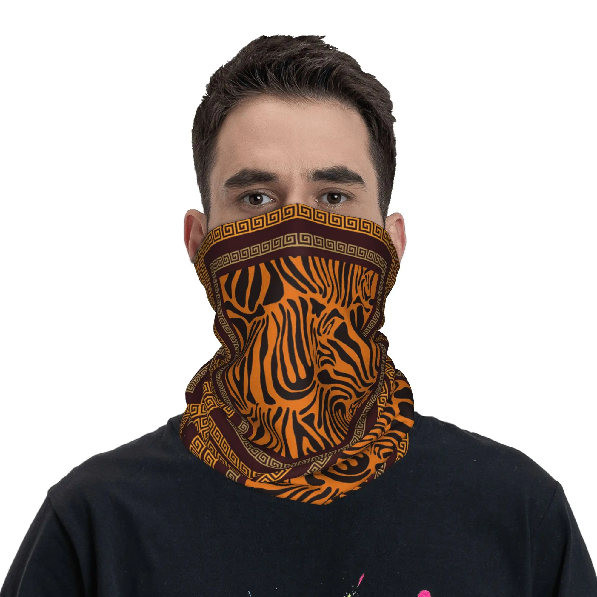 Zebra and Geometric Patterns Orange and Black Design Bandana Neck Cover Printed Mask Scarf Face Mask Cycling Unisex Washable
Zebra and Geometric Patterns Orange and Black Design Bandana Neck Cover Printed Mask Scarf Face Mask Cycling Unisex Washable
