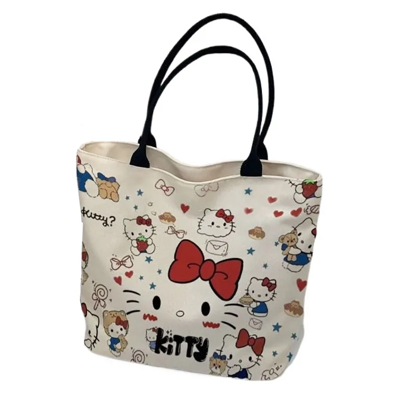 Sanrio Hello Kitty Canvas Handbag for Women College Student Large Capacity Luxury Designer Shoulder Bag Kawaii
Sanrio Hello Kitty Canvas Handbag for Women College Student Large Capacity Luxury Designer Shoulder Bag Kawaii