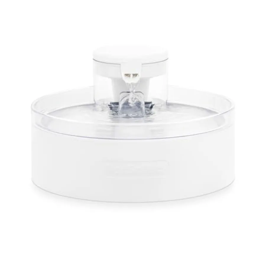 Indoor dog and cat water fountain, BPA-free plastic, white, 128 oz capacity with pumpless design for quiet operation and low ma
Indoor dog and cat water fountain, BPA-free plastic, white, 128 oz capacity with pumpless design for quiet operation and low ma