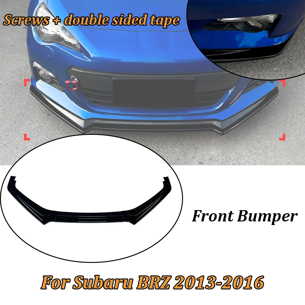 Car Front Bumper Lip Splitter Diffuser Body Kit For Subaru BRZ 2013-2016 Cars Exterior Modification Accessories
Car Front Bumper Lip Splitter Diffuser Body Kit For Subaru BRZ 2013-2016 Cars Exterior Modification Accessories