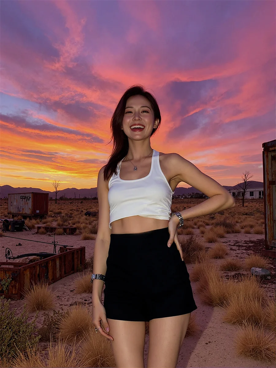 Сексуальные свободные шорты с высокой талией, элегантная женская одежда, летняя индивидуальная облегающая одежда для отдыха, курортный светильник для девочек, легкий, воздушный, крутой
Сексуальные свободные шорты с высокой талией, элегантная женская одежда, летняя индивидуальная облегающая одежда для отдыха, курортный светильник для девочек, легкий, воздушный, крутой