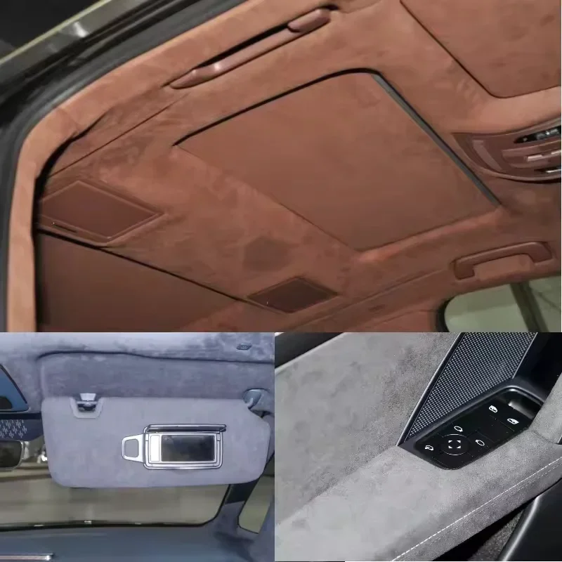 Suede Leather Fabric Adhesive for Auto Interior Decor Self-adhesive Suede Wrap Headliner Upholstery Modification Car Sticker
Suede Leather Fabric Adhesive for Auto Interior Decor Self-adhesive Suede Wrap Headliner Upholstery Modification Car Sticker